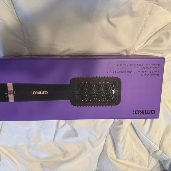 Amika Black and Purple Hair Brush Styler - Picture 4 of 7